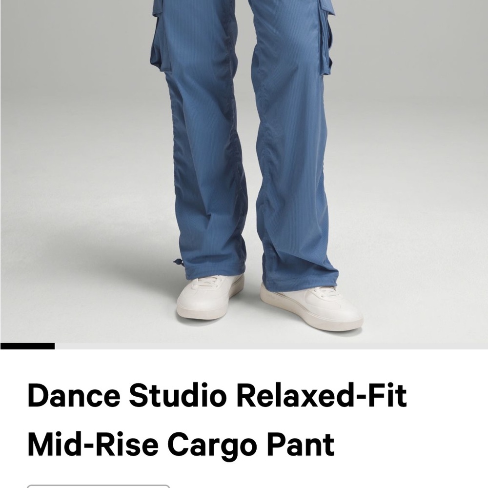 Lululemon Dance Studio Relaxed Cargo Pants - Oasis Blue (only worn once)